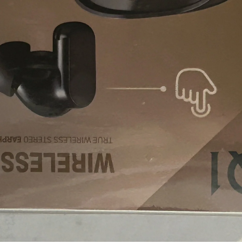 True Wireless Stereo Earphones - Black